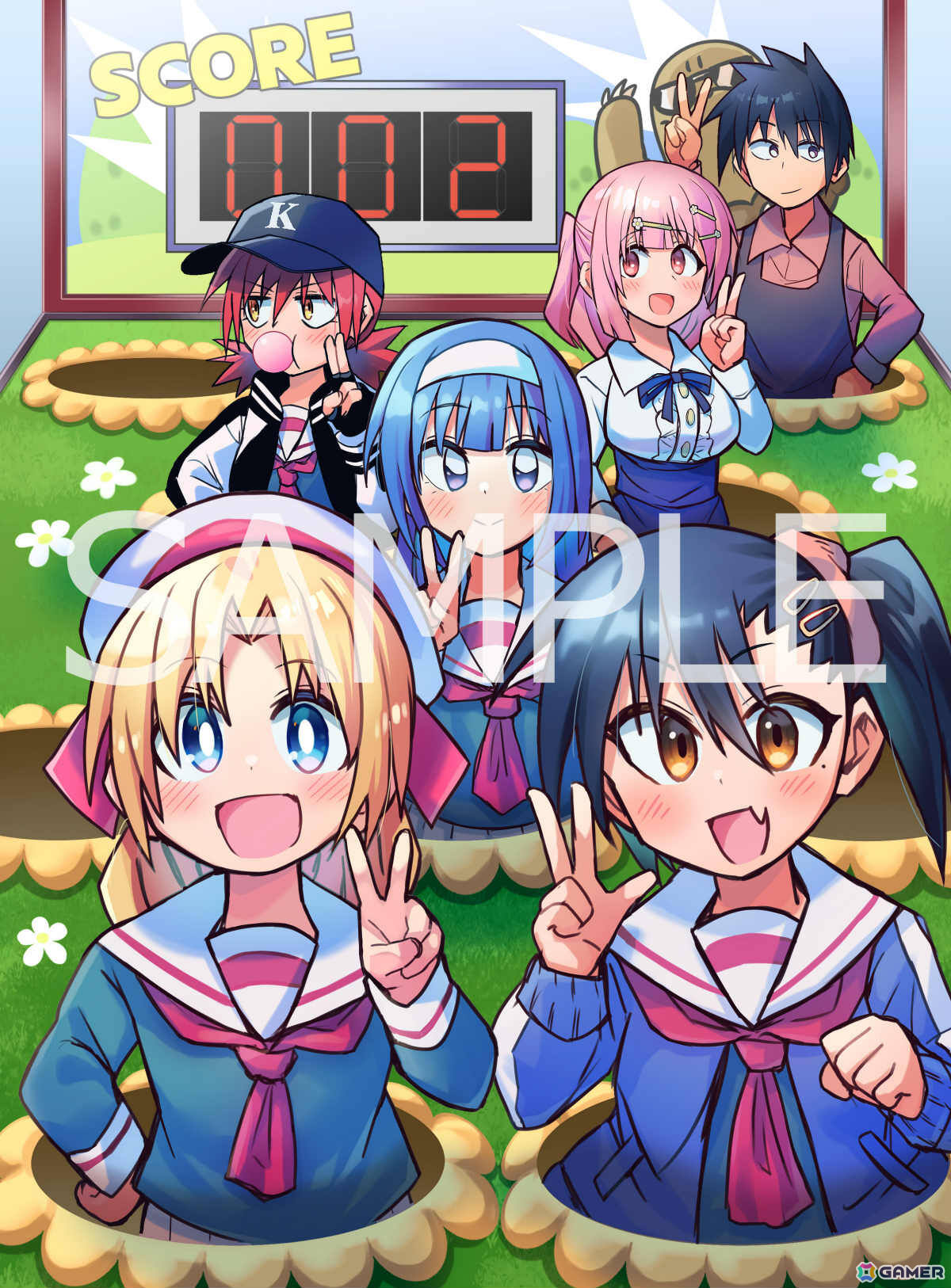 TVアニメ「ゲーセン少女と異文化交流」Blu-ray BOX上巻の展開図＆下巻のアウターケースイラストが公開！の画像