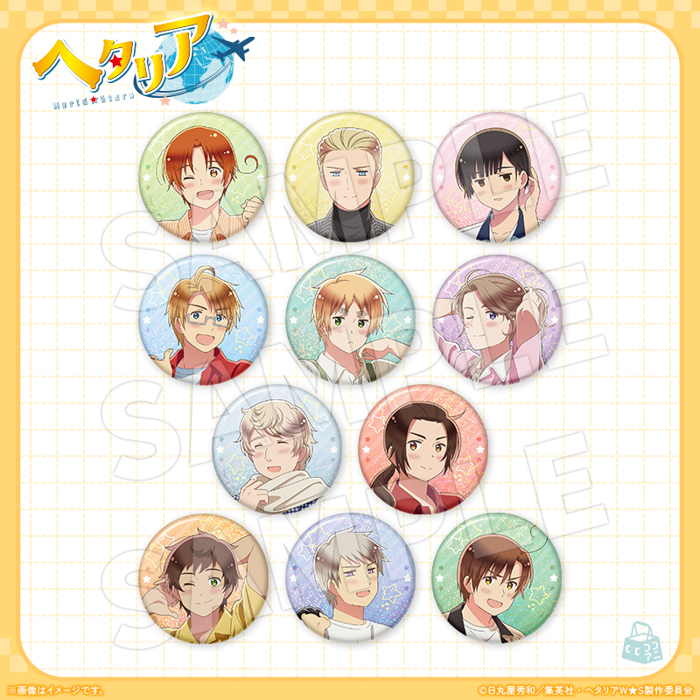 人気アニメ「ヘタリア World★Stars」×「ラウンドワン」全国コラボキャンペーン オリジナルグッズ予約販売開始