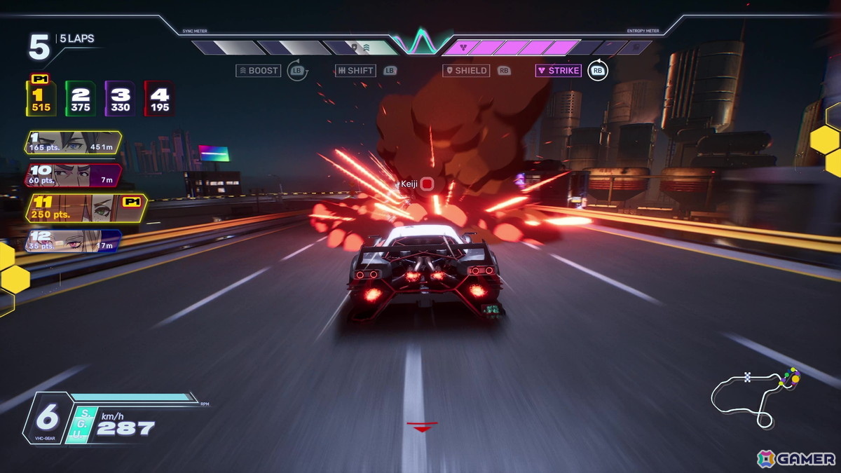 アニメ風レースゲーム「Screamer」を先行体験！90年代のアニメを彷彿とさせる世界観やEchoシステムを駆使した戦略性の高いゲームプレイに注目の画像