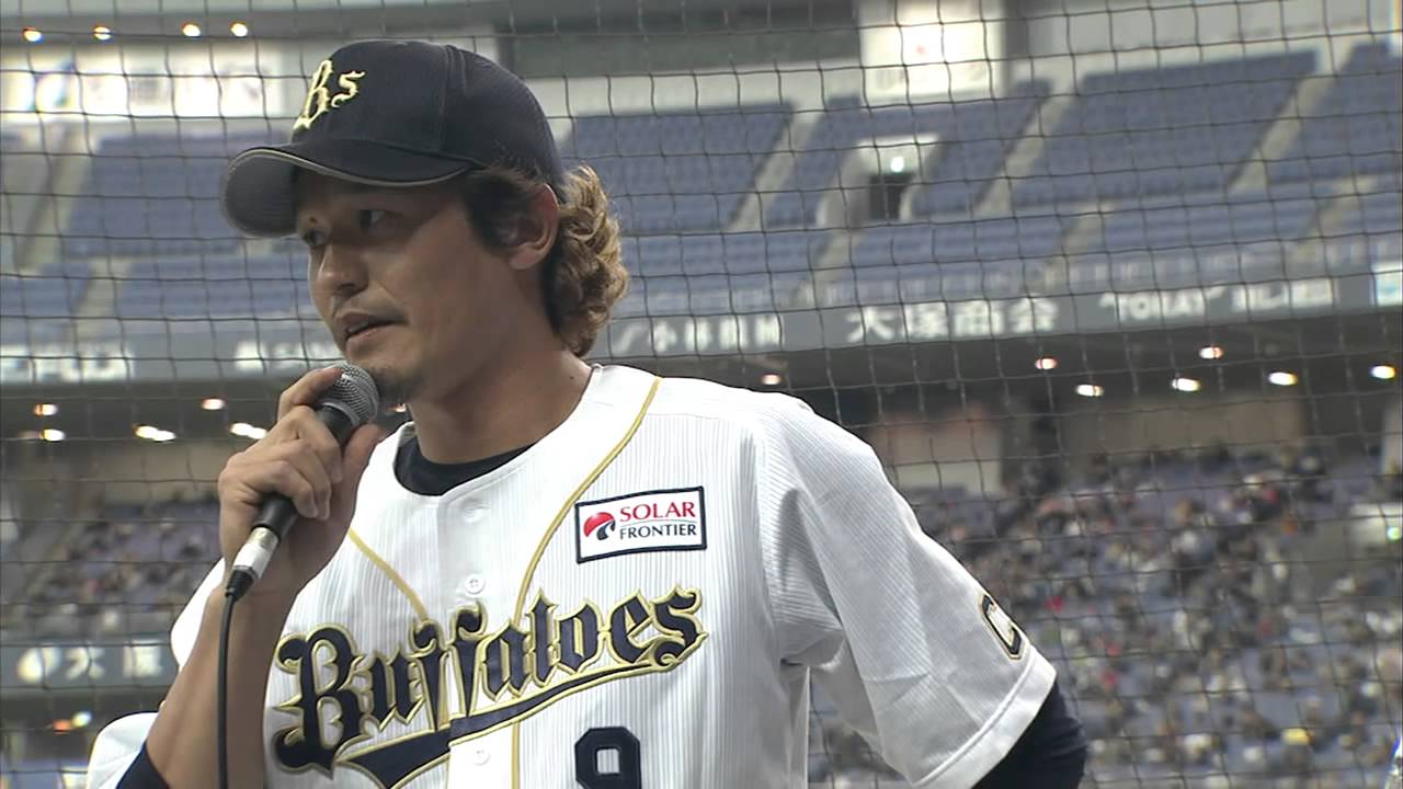 プロ野球パ バラバラ3人組 原拓 坂口 川端が立ちぱなしでプライベートトーク 14 11 24 オリックスファン感謝デー Baseball Wacoca Japan People Life Style