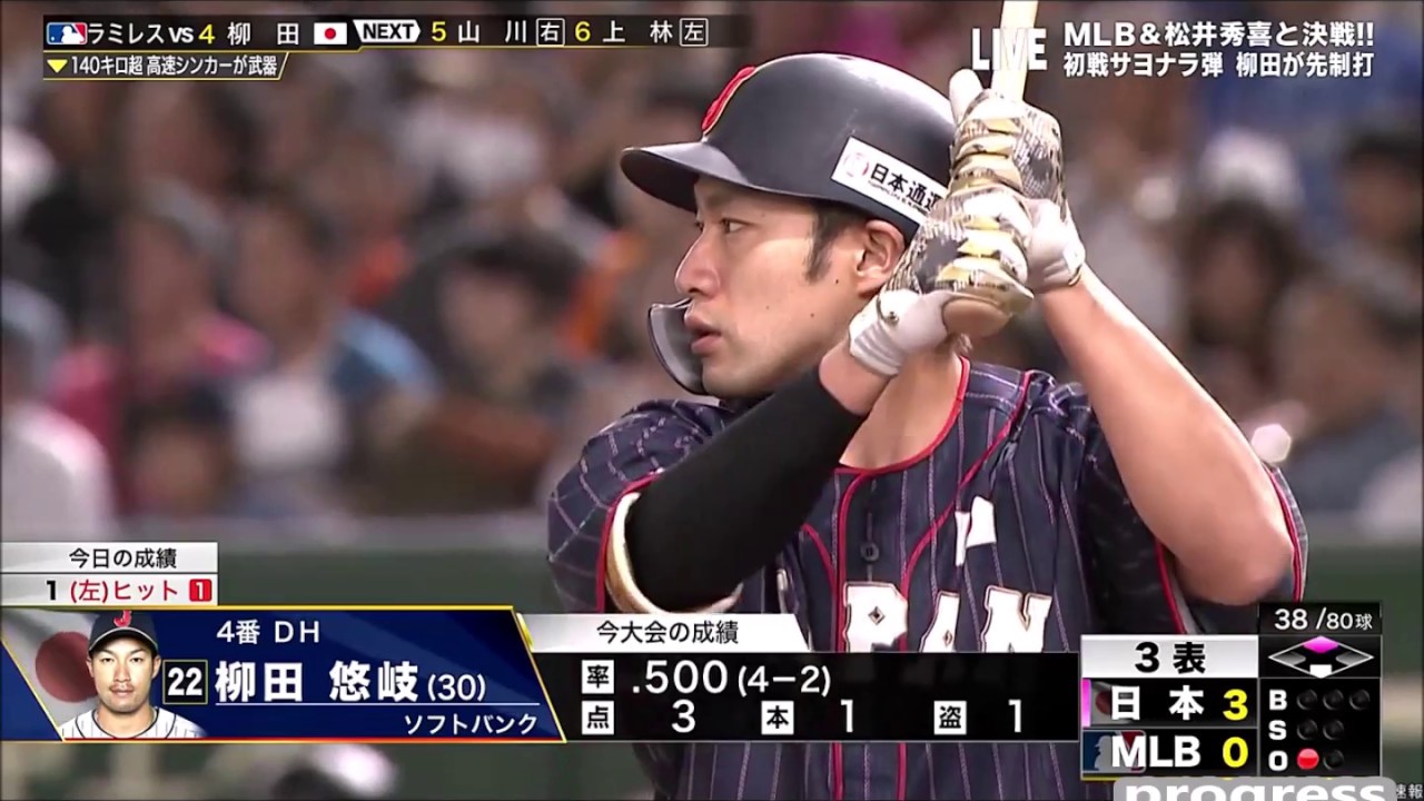 侍ジャパン 松井秀喜も絶賛のホームラン 柳田2試合連続弾 ホームラン Baseball Wacoca Japan People Life Style 侍ジャパン 松井秀喜も絶賛のホームラン 柳田2試合連続弾 ホームラン Baseball Wacoca Japan People Life Style