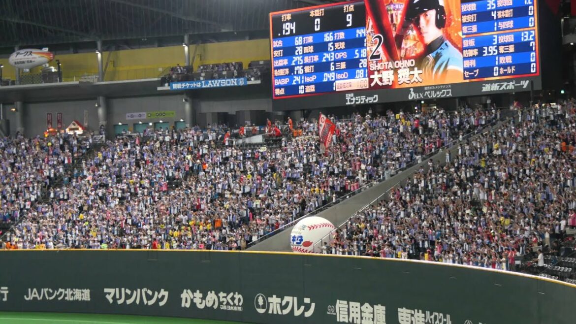 北海道日本ハムファイターズ 大野奨太応援歌 タイムリーヒット 札幌ドーム Baseball Wacoca Japan People Life Style 北海道日本ハムファイターズ 大野奨太応援歌 タイムリーヒット 札幌ドーム Baseball Wacoca Japan People Life Style