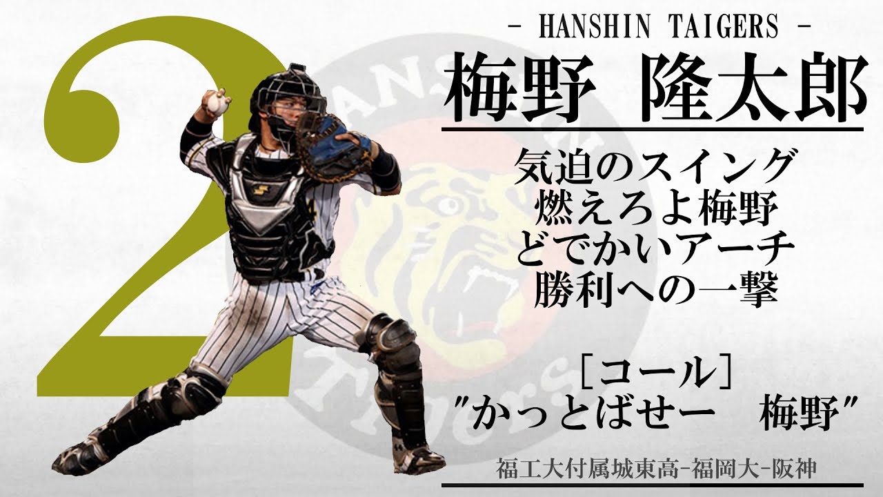 阪神タイガース 梅野隆太郎 応援歌 プロ野球 Baseball Wacoca Japan People Life Style