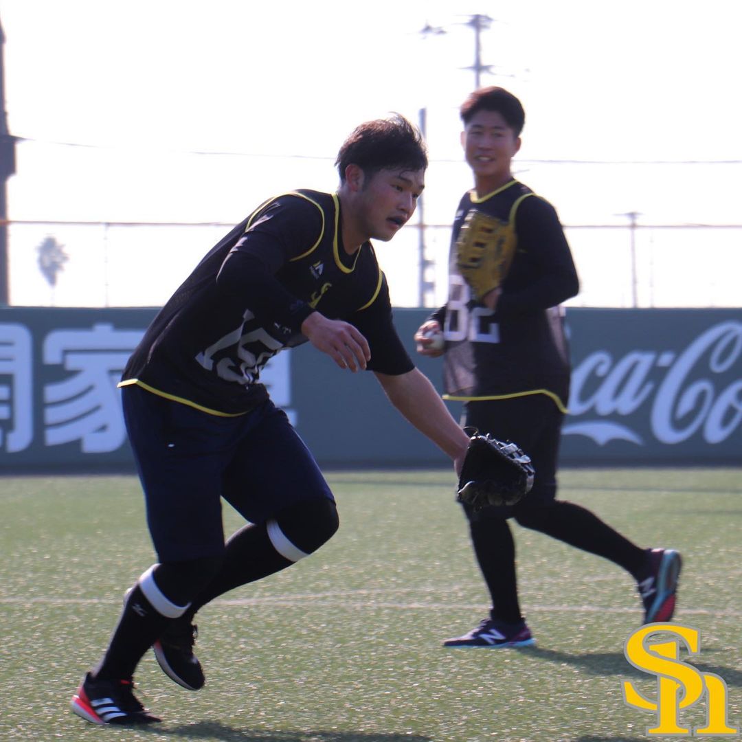 新人合同自主トレ タマホームスタジアム筑後 風間球打 正木智也 木村大成 野村勇 大竹風雅 藤野恵音 川村友斗 井﨑燦志郎