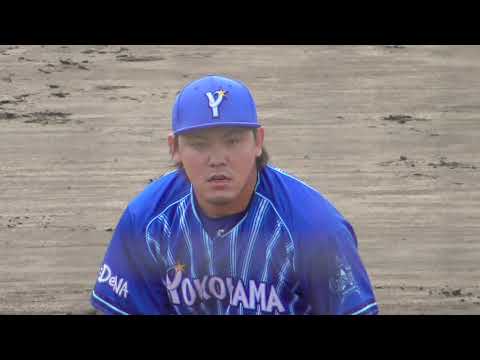 2022年2月 ファーム練習試合 中日ー横浜DeNA  中川 虎投手・4回裏の投球