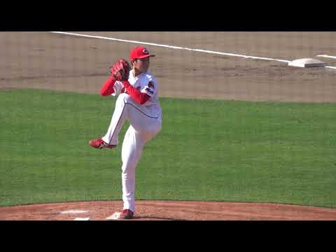 【プロ野球12球団合同トライアウト】山口翔投手の投球
