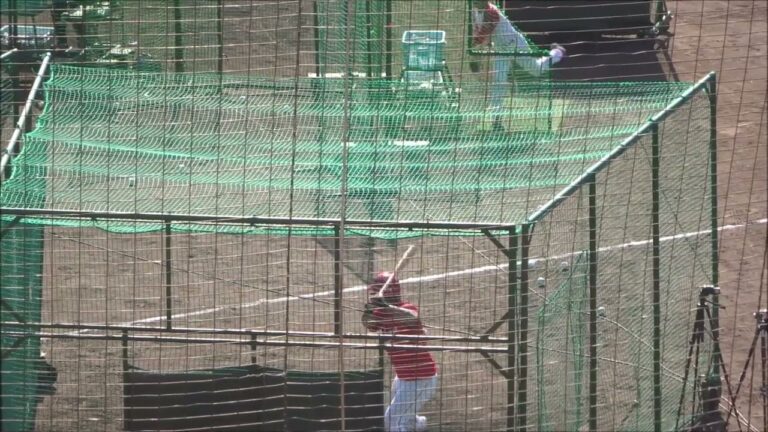 木下元秀選手、日南秋季キャンプ2022初日のフリーバッティング