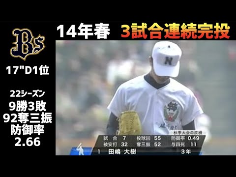 田嶋大樹：甲子園プレー集　［オリックスバファローズ］