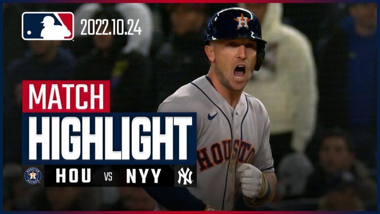【MLB】10.24 リーグチャンピオンシップシリーズ第4戦 アストロズ vs ヤンキース 日本語ハイライト