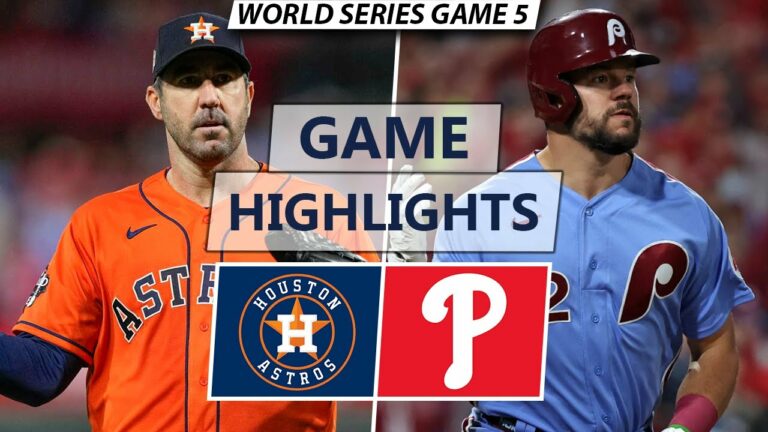 Houston Astros vs. Philadelphia Phillies Highlights | World Series Game 5