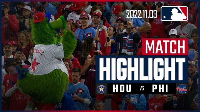 【MLB】11.3 ワールドシリーズ第4戦 アストロズ vs フィリーズ 日本語ハイライト