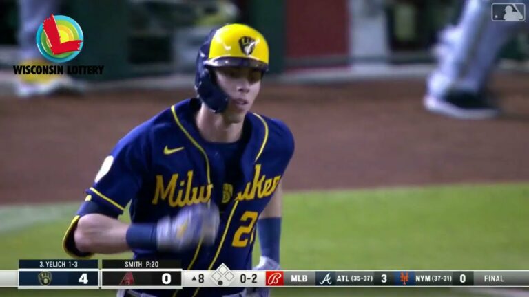 [MLB] ブルワーズ イエリッチ 砂漠が広がるアリゾナでスプラッシュヒット！