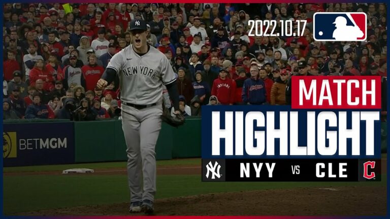 【MLB】10.17 ディビジョンシリーズ第4戦 ヤンキース vs ガーディアンズ 日本語ハイライト