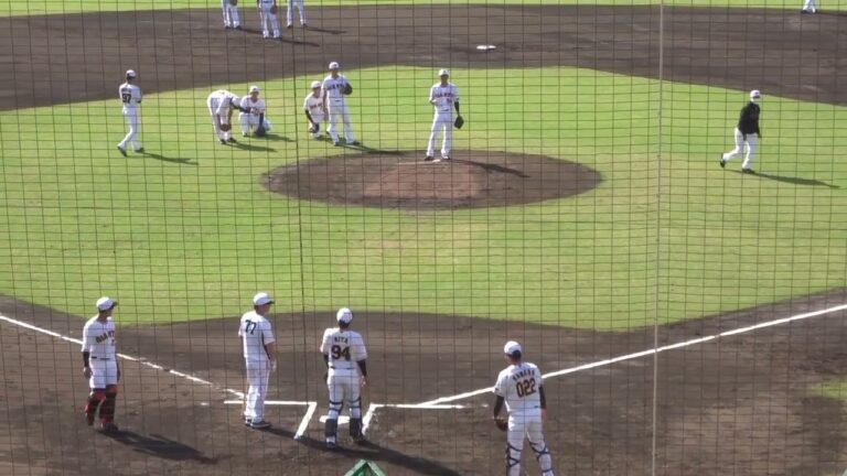読売ジャイアンツ・投内総合（主に投手フィールディング） / 投手：大江竜聖・赤星優志・京本眞・井上温大・直江大輔・川嵜陽仁選手 ～秋季宮崎キャンプ2022～
