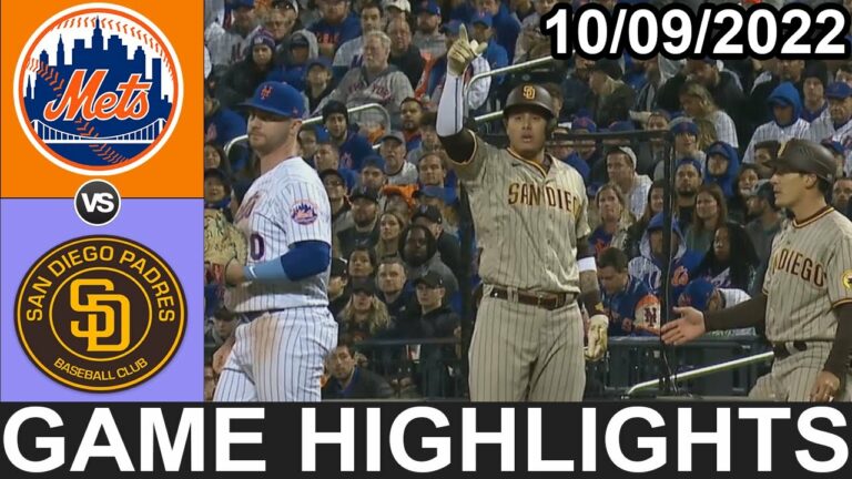 サンディエゴ・パドレス vs ニューヨーク・メッツ (10/9/22) NL ワイルドカード ゲーム ハイライト 5&6 |  MLB ハイライト 2022