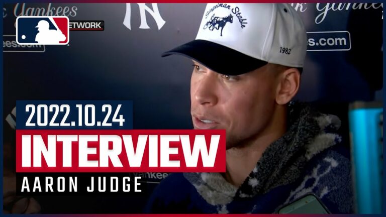 【MLB】10.24 ヤンキース アーロン・ジャッジ 試合後 インタビュー