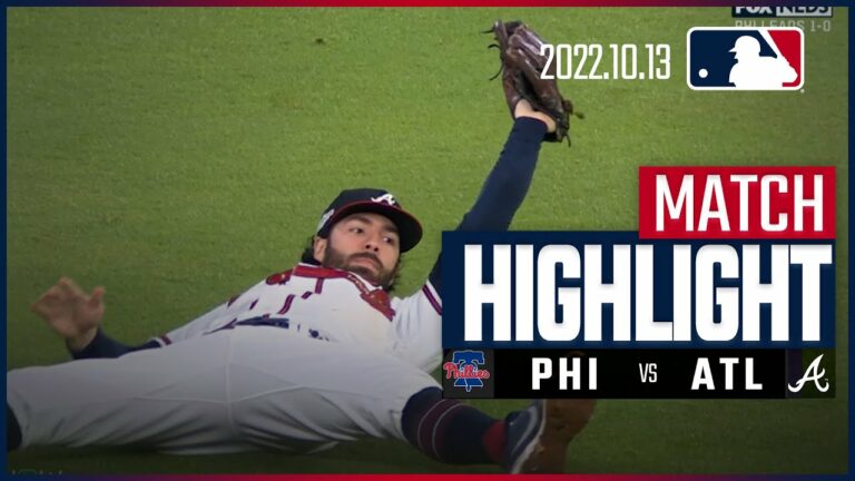 【MLB】10.13 ディビジョンシリーズ第2戦 フィリーズ vs ブレーブス 日本語ハイライト