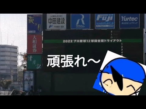 プロ野球合同トライアウトに行ってきまして、なんとサインも貰えました！！