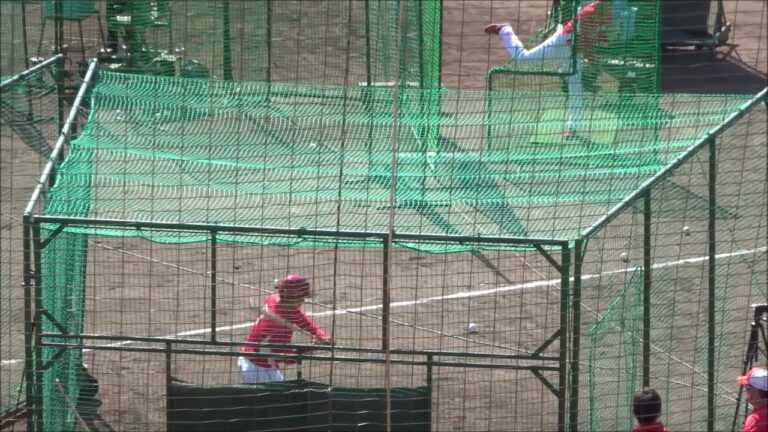 堂林翔太選手、日南秋季キャンプ2022初日のフリーバッティング