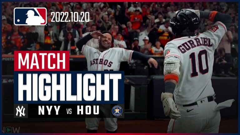 【MLB】10.20 リーグチャンピオンシップシリーズ第1戦 ヤンキース vs アストロズ 日本語ハイライト