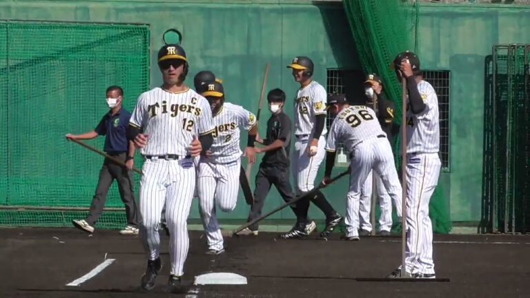 【プロ野球】2022.11.5　阪神タイガース　秋季キャンプ　『ベースランニング①』