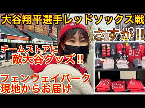 大好きな大谷翔平選手を追いかけて【レッドソックス初戦】現場からお届け！