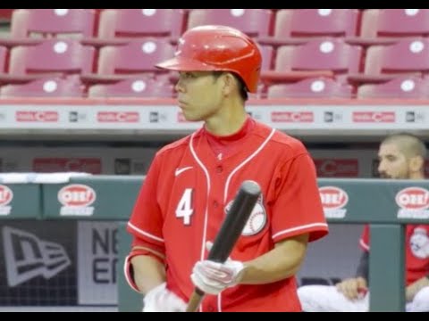 レッズ 秋山翔吾 ３ランホームラン shogo akiyama
