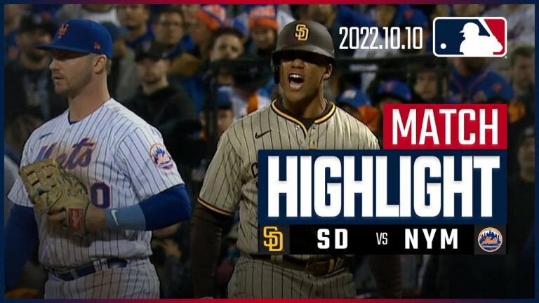 【MLB】10.10 ワイルドカードシリーズ第3戦 パドレス vs メッツ 日本語ハイライト