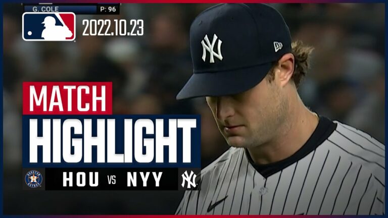 【MLB】10.23 リーグチャンピオンシップシリーズ第3戦 アストロズ vs ヤンキース 日本語ハイライト
