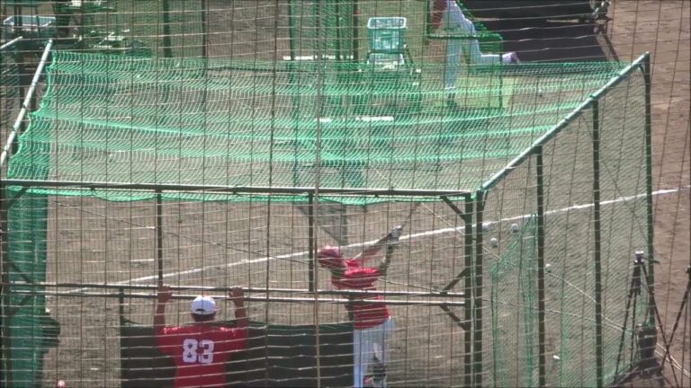 野間峻祥選手、日南秋季キャンプ2022初日のフリーバッティング