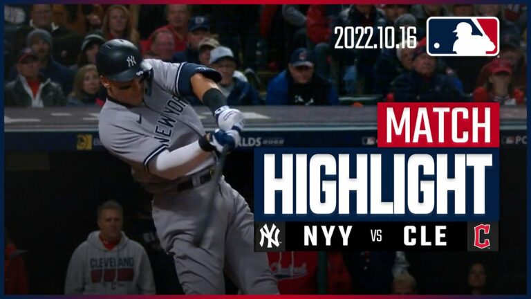 【MLB】10.16 ディビジョンシリーズ第3戦 ヤンキース vs ガーディアンズ 日本語ハイライト
