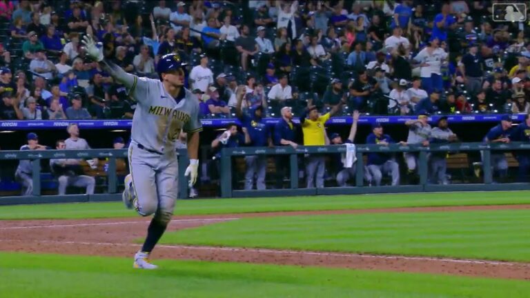 [MLB] ブルワーズ 先月加入したアダメスのホームランで9回に逆転！