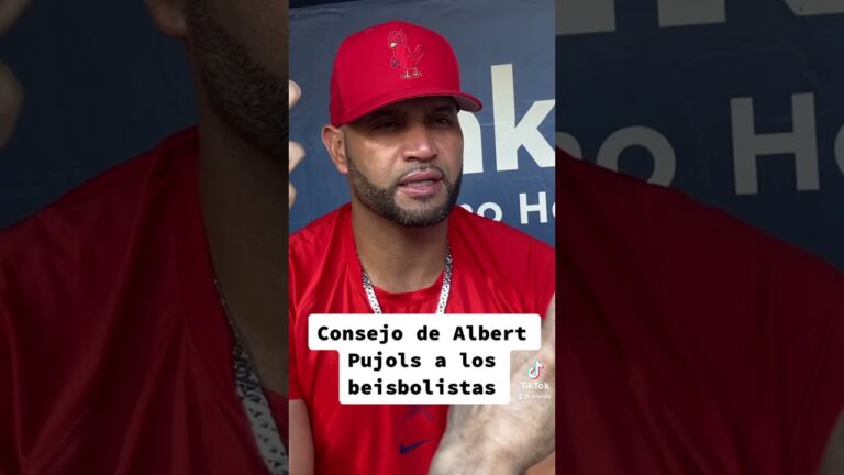 Albert Pujols aconseja a la Juventud.