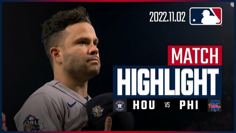 【MLB】11.2 ワールドシリーズ第3戦 アストロズ vs フィリーズ 日本語ハイライト