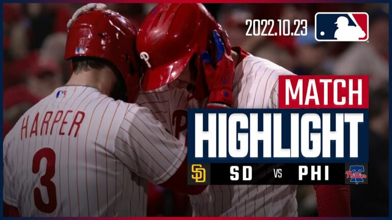 【MLB】10.23リーグチャンピオンシップシリーズ第4戦 フィリーズ vs パドレス 日本語ハイライト