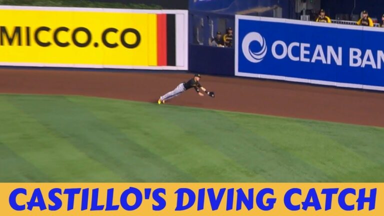 MLB / Pirates Diego Castillo's spectacular diving catch    #shorts  #diegocastillocatch  #fyp