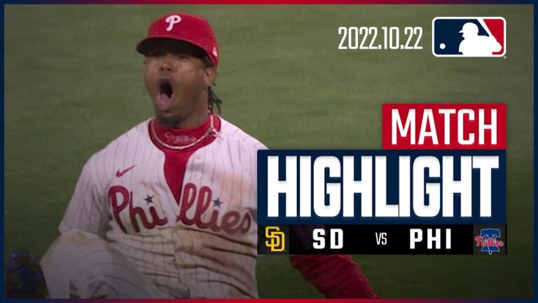 【MLB】10.22 リーグチャンピオンシップシリーズ第3戦 フィリーズ vs パドレス 日本語ハイライト