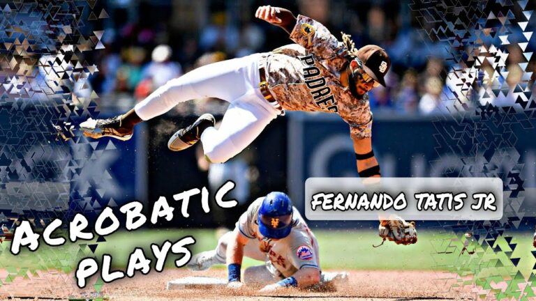 MLB \ タティス Jr アクロバティック プレイ