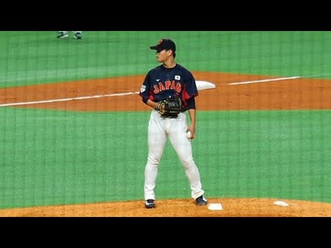 破裂音がヤバい。高橋奎二の闘魂火の玉ストレートがエゲツない。侍ジャパン日本代表‼︎元AKB板野友美さんの旦那さん🤗