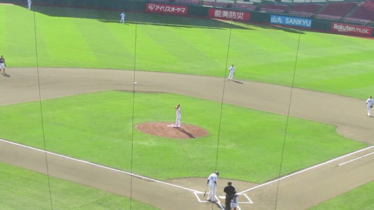 【合同トライアウト2022年11月8日】カープ田中 法彦がドラゴンズ桂 依央利を素晴らしい球で三振