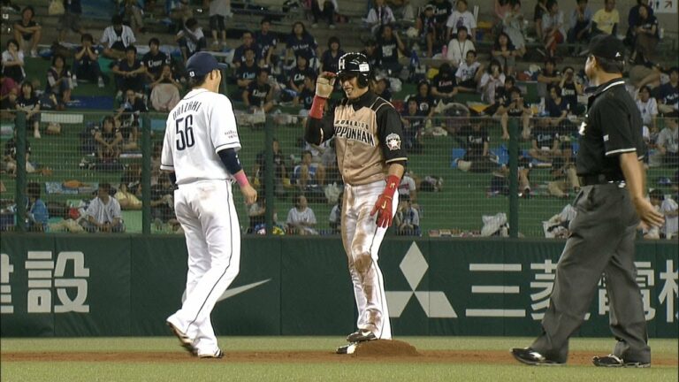陽がプロ初の4番！ライバルの前で盗塁成功！ 2013.09.18 L-F