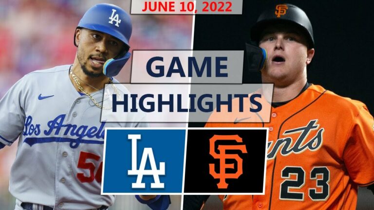 ロサンゼルス ドジャース vs. サンフランシスコ ジャイアンツ ハイライト |  2022年6月10日（ビューラー対ジュニス）
