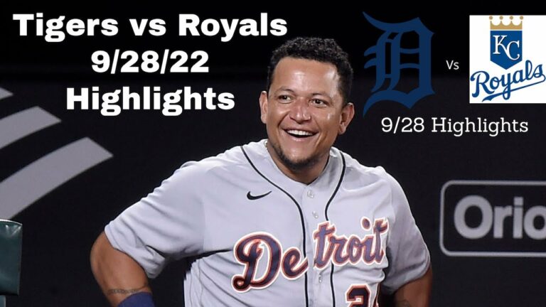 デトロイト タイガース vs カンザスシティ ロイヤルズ 2022 年 9 月 28 日ハイライト
