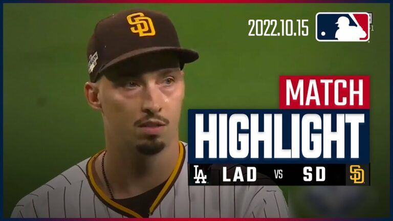 【MLB】10.15 ディビジョンシリーズ第3戦 ドジャース vs パドレス 日本語ハイライト