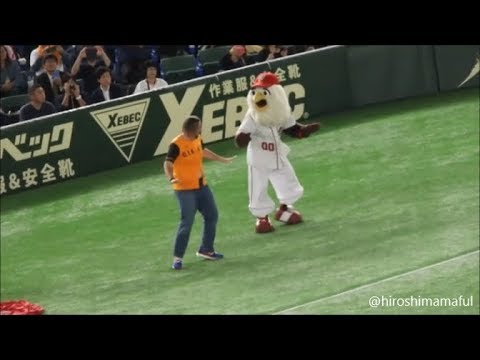 【日米野球】スクリーチ（ワシントン・ナショナルズ） イニング間パフォーマンス【エキシビジョンマッチ】