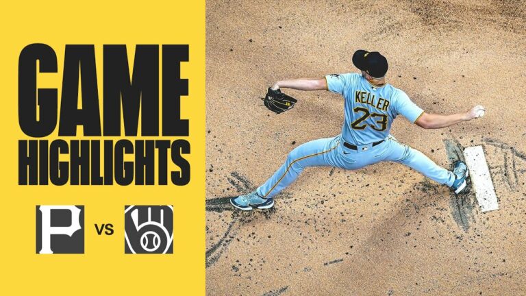 ミッチ ケラーが勝利で 10 を奪う |  Pirates vs. Brewers ハイライト (8/30/22)