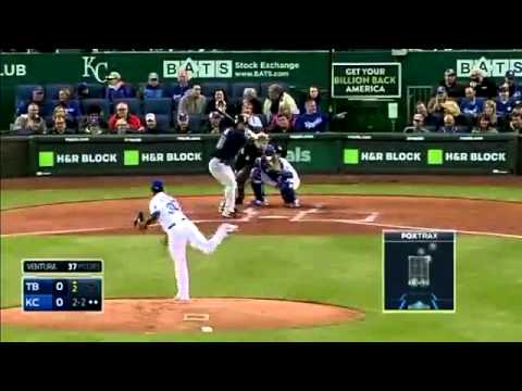 【KC】ロイヤルズ 期待の若手、ヨーダノ・ベンチュラ投手の投球　【MLB】