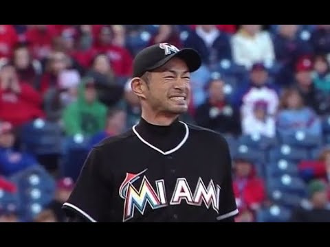 イチロー、奇跡的（変態的）40代の好プレー集（字幕付き）