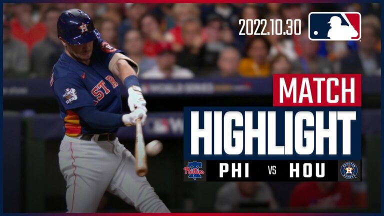 【MLB】10.30 ワールドシリーズ第2戦 フィリーズ vs アストロズ 日本語ハイライト