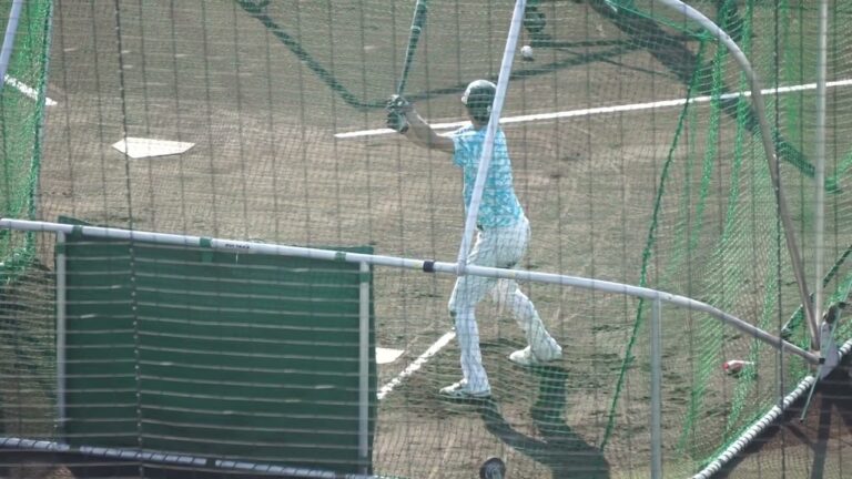 2022/11/12(土) フリーバッティング 元山飛優(東京ヤクルトスワローズ)